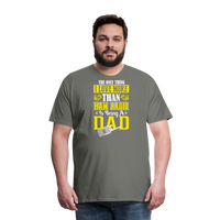 Load image into Gallery viewer, Father&#39;s Frequencies: &#39;The Only Thing I Love More Than Ham Radio is Being a Dad&#39; - Men&#39;s Premium T-Shirt - asphalt gray
