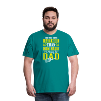 Load image into Gallery viewer, Father&#39;s Frequencies: &#39;The Only Thing I Love More Than Ham Radio is Being a Dad&#39; - Men&#39;s Premium T-Shirt - teal
