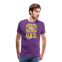 Load image into Gallery viewer, Father&#39;s Frequencies: &#39;The Only Thing I Love More Than Ham Radio is Being a Dad&#39; - Men&#39;s Premium T-Shirt - purple
