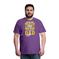 Load image into Gallery viewer, Father&#39;s Frequencies: &#39;The Only Thing I Love More Than Ham Radio is Being a Dad&#39; - Men&#39;s Premium T-Shirt - purple
