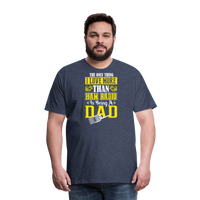 Load image into Gallery viewer, Father&#39;s Frequencies: &#39;The Only Thing I Love More Than Ham Radio is Being a Dad&#39; - Men&#39;s Premium T-Shirt - heather blue
