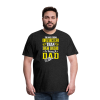 Load image into Gallery viewer, Father&#39;s Frequencies: &#39;The Only Thing I Love More Than Ham Radio is Being a Dad&#39; - Men&#39;s Premium T-Shirt - charcoal grey
