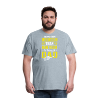 Load image into Gallery viewer, Father&#39;s Frequencies: &#39;The Only Thing I Love More Than Ham Radio is Being a Dad&#39; - Men&#39;s Premium T-Shirt - heather ice blue
