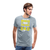 Load image into Gallery viewer, Father&#39;s Frequencies: &#39;The Only Thing I Love More Than Ham Radio is Being a Dad&#39; - Men&#39;s Premium T-Shirt - heather ice blue
