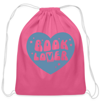 Load image into Gallery viewer, Book Lover: Cotton Drawstring Bag for Literature Enthusiasts - pink
