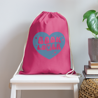 Load image into Gallery viewer, Book Lover: Cotton Drawstring Bag for Literature Enthusiasts - pink
