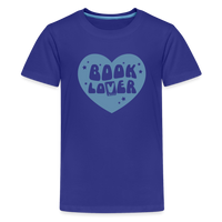 Load image into Gallery viewer, Book Lover: Kids&#39; Premium T-Shirt for Young Readers - royal blue
