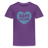 Load image into Gallery viewer, Book Lover: Kids&#39; Premium T-Shirt for Young Readers - purple
