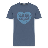 Load image into Gallery viewer, Book Lover: Kids&#39; Premium T-Shirt for Young Readers - heather blue
