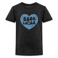 Load image into Gallery viewer, Book Lover: Kids&#39; Premium T-Shirt for Young Readers - charcoal grey
