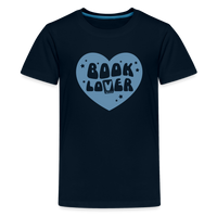 Load image into Gallery viewer, Book Lover: Kids&#39; Premium T-Shirt for Young Readers - deep navy
