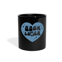 Load image into Gallery viewer, Book Lover: Black Ceramic Mug for Bibliophiles - black
