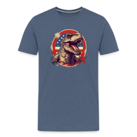 Load image into Gallery viewer, Jurassic Patriot Kids&#39; Premium T-Shirt - heather blue
