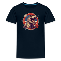 Load image into Gallery viewer, Jurassic Patriot Kids&#39; Premium T-Shirt - deep navy

