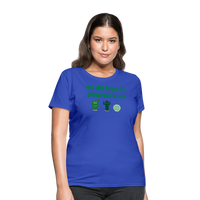 Load image into Gallery viewer, “We All Grow At Different Rates-Cactus”-Women&#39;s T-Shirt - royal blue
