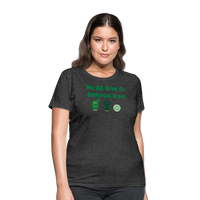 Load image into Gallery viewer, “We All Grow At Different Rates-Cactus”-Women&#39;s T-Shirt - heather black
