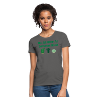 Load image into Gallery viewer, “We All Grow At Different Rates-Cactus”-Women&#39;s T-Shirt - charcoal
