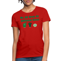 Load image into Gallery viewer, “We All Grow At Different Rates-Cactus”-Women&#39;s T-Shirt - red
