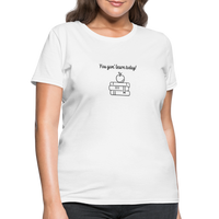 Load image into Gallery viewer, “You Gon’ Learn Today!-Books”-Women&#39;s T-Shirt - white
