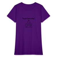 Load image into Gallery viewer, “You Gon’ Learn Today!-Books”-Women&#39;s T-Shirt - purple
