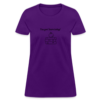 Load image into Gallery viewer, “You Gon’ Learn Today!-Books”-Women&#39;s T-Shirt - purple
