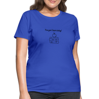 Load image into Gallery viewer, “You Gon’ Learn Today!-Books”-Women&#39;s T-Shirt - royal blue
