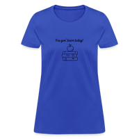 Load image into Gallery viewer, “You Gon’ Learn Today!-Books”-Women&#39;s T-Shirt - royal blue
