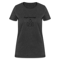 Load image into Gallery viewer, “You Gon’ Learn Today!-Books”-Women&#39;s T-Shirt - heather black
