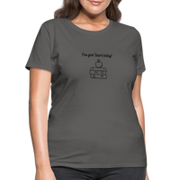 Load image into Gallery viewer, “You Gon’ Learn Today!-Books”-Women&#39;s T-Shirt - charcoal
