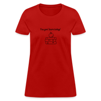 Load image into Gallery viewer, “You Gon’ Learn Today!-Books”-Women&#39;s T-Shirt - red
