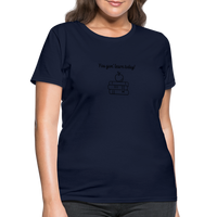 Load image into Gallery viewer, “You Gon’ Learn Today!-Books”-Women&#39;s T-Shirt - navy
