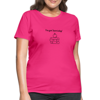 Load image into Gallery viewer, “You Gon’ Learn Today!-Books”-Women&#39;s T-Shirt - fuchsia
