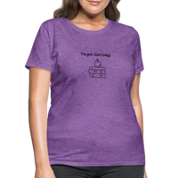Load image into Gallery viewer, “You Gon’ Learn Today!-Books”-Women&#39;s T-Shirt - purple heather
