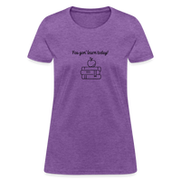 Load image into Gallery viewer, “You Gon’ Learn Today!-Books”-Women&#39;s T-Shirt - purple heather
