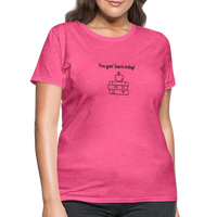 Load image into Gallery viewer, “You Gon’ Learn Today!-Books”-Women&#39;s T-Shirt - heather pink
