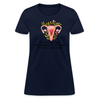 Load image into Gallery viewer, “If I Wanted The Government In My Bod, I’d Fuck A Senator”-Women&#39;s T-Shirt - navy
