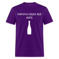 Load image into Gallery viewer, “Momma Needs Her Juice-Wine Shirt”-Unisex Classic T-Shirt - purple
