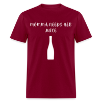 Load image into Gallery viewer, “Momma Needs Her Juice-Wine Shirt”-Unisex Classic T-Shirt - burgundy
