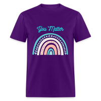 Load image into Gallery viewer, “You Matter”-Unisex Classic T-Shirt - purple
