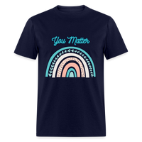 Load image into Gallery viewer, “You Matter”-Unisex Classic T-Shirt - navy
