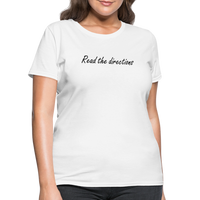 Load image into Gallery viewer, “Read the Directions”-Women&#39;s T-Shirt - white
