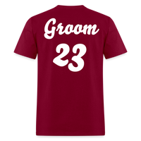 Load image into Gallery viewer, “Groom 23 #2”-Unisex Classic T-Shirt - burgundy
