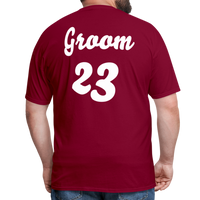 Load image into Gallery viewer, “Groom 23 #2”-Unisex Classic T-Shirt - burgundy
