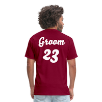 Load image into Gallery viewer, “Groom 23 #2”-Unisex Classic T-Shirt - burgundy

