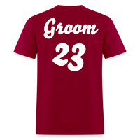 Load image into Gallery viewer, “Groom 23 #2”-Unisex Classic T-Shirt - dark red
