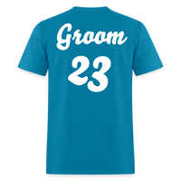 Load image into Gallery viewer, “Groom 23 #2”-Unisex Classic T-Shirt - turquoise
