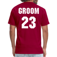 Load image into Gallery viewer, “Groom 23 #3”Unisex Classic T-Shirt - dark red
