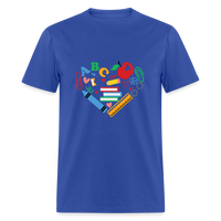 Load image into Gallery viewer, “Teacher Heart Items”-Unisex Classic T-Shirt - royal blue

