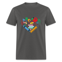 Load image into Gallery viewer, “Teacher Heart Items”-Unisex Classic T-Shirt - charcoal
