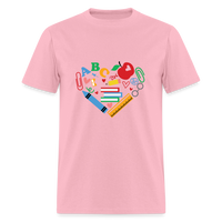 Load image into Gallery viewer, “Teacher Heart Items”-Unisex Classic T-Shirt - pink
